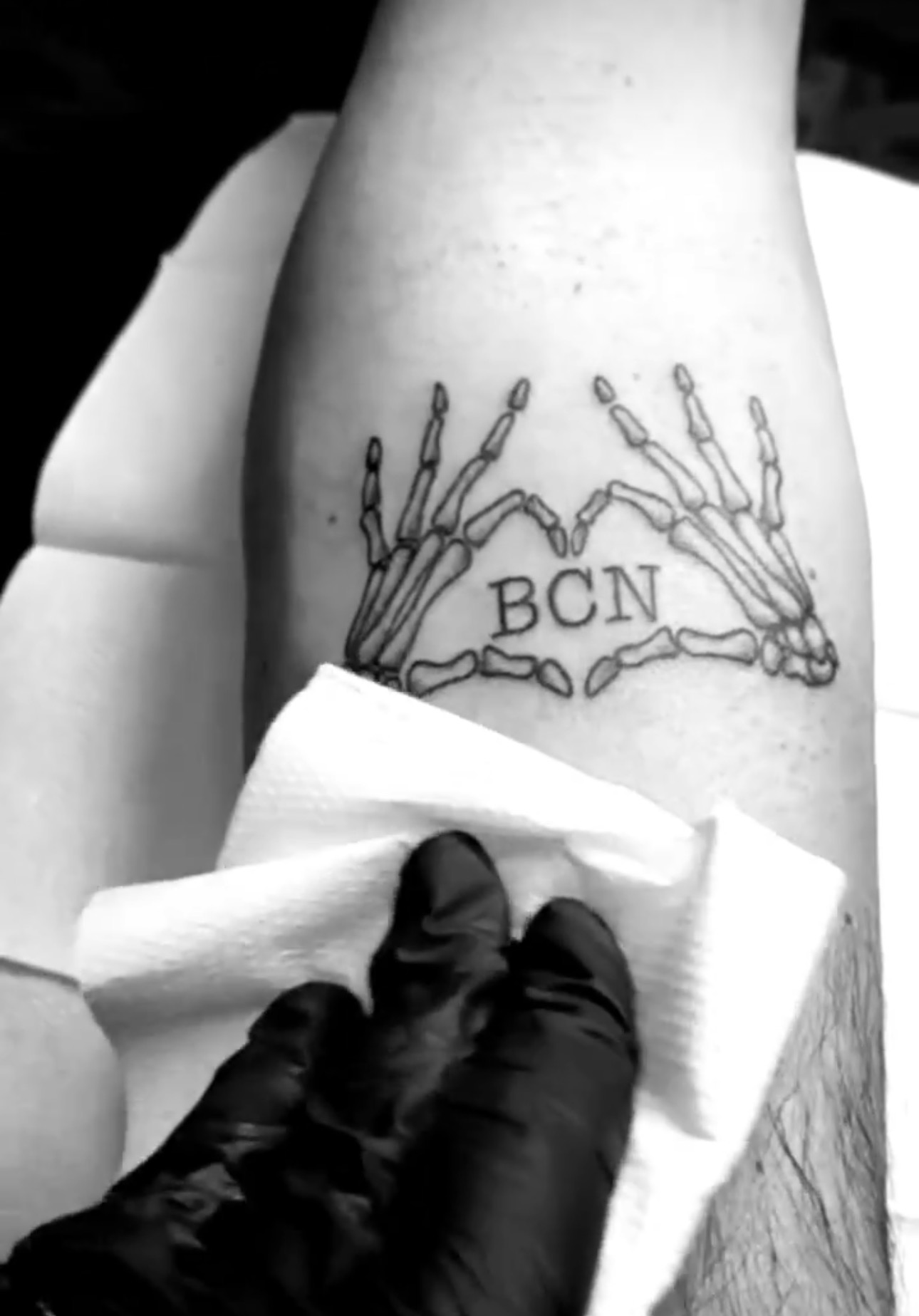 Detalle de tatuaje